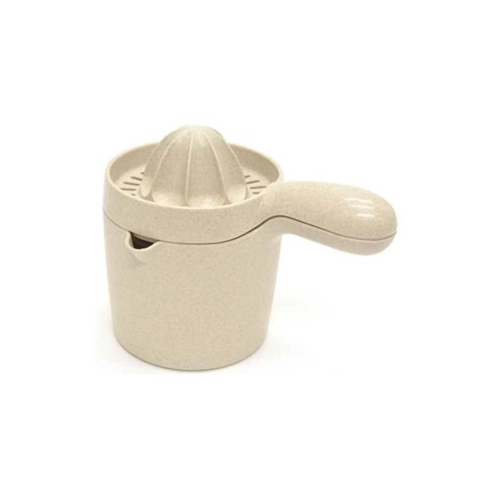 Citrus Juicer Manual Lemon Orange Squeezer with Container Gray Minimalist Health